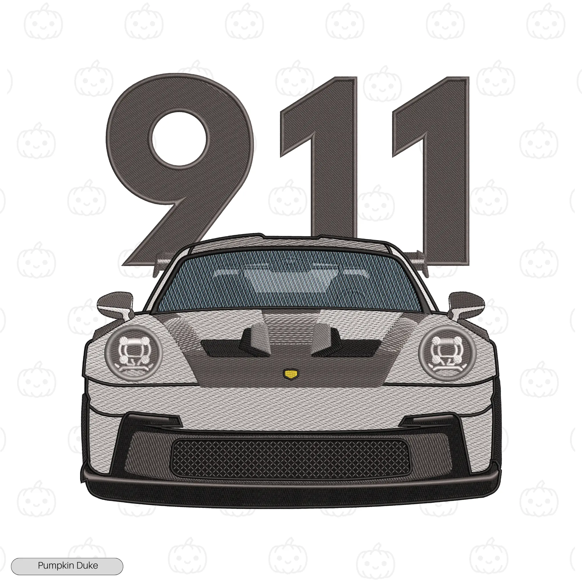 Porsche 911 V1 Embroidery Sweatshirt