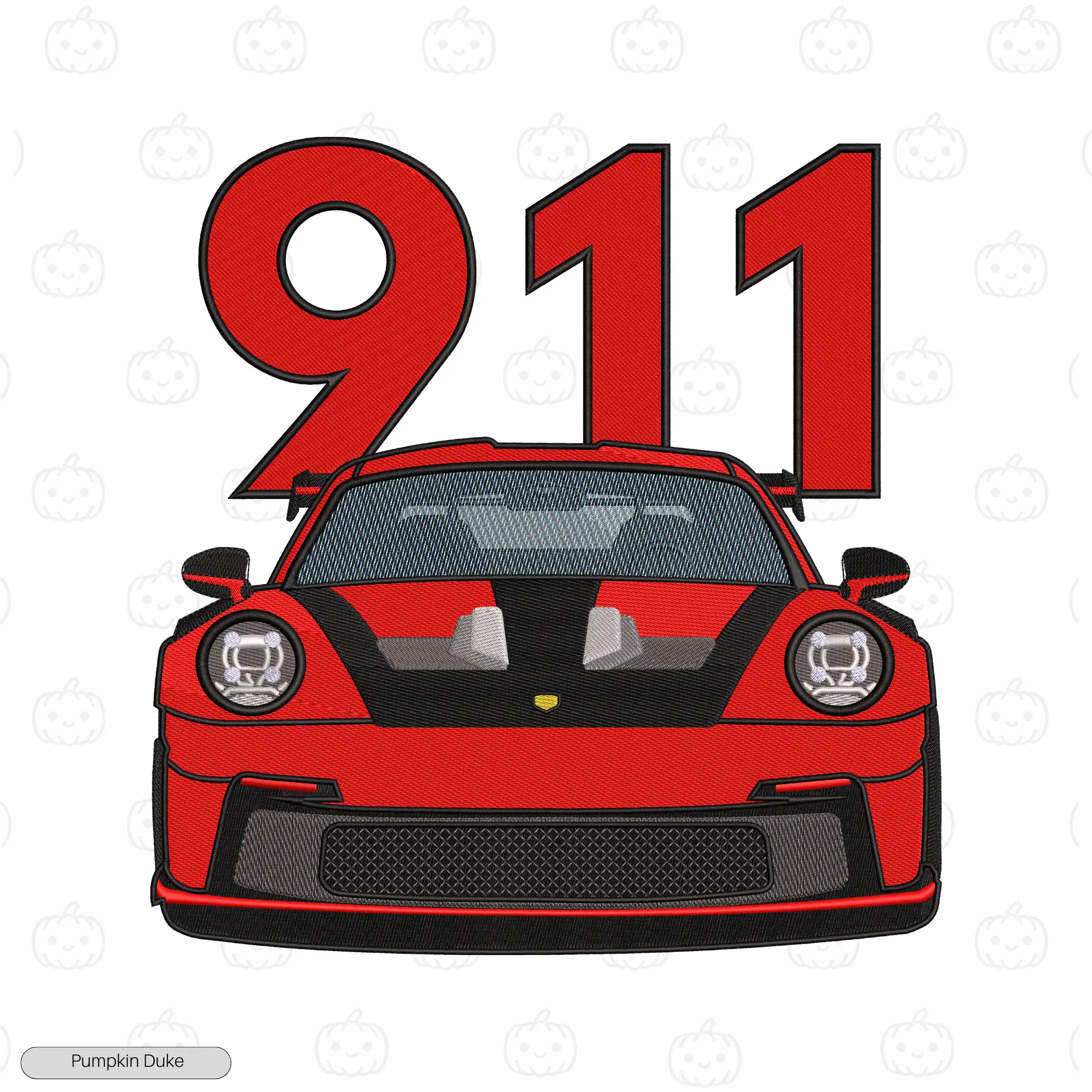 Porsche 911 V1 Embroidery Sweatshirt