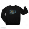 Starry Night Cat Embroidery Sweatshirt