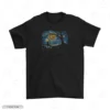 Starry Night Cat Embroidery T-Shirt