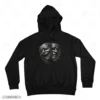 Comedy Tragedy Masks Embroidery Hoodie