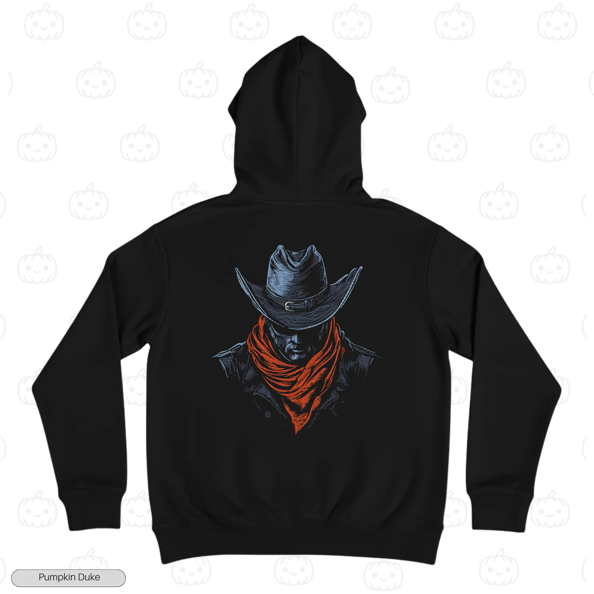 Cowboy Embroidery Hoodie