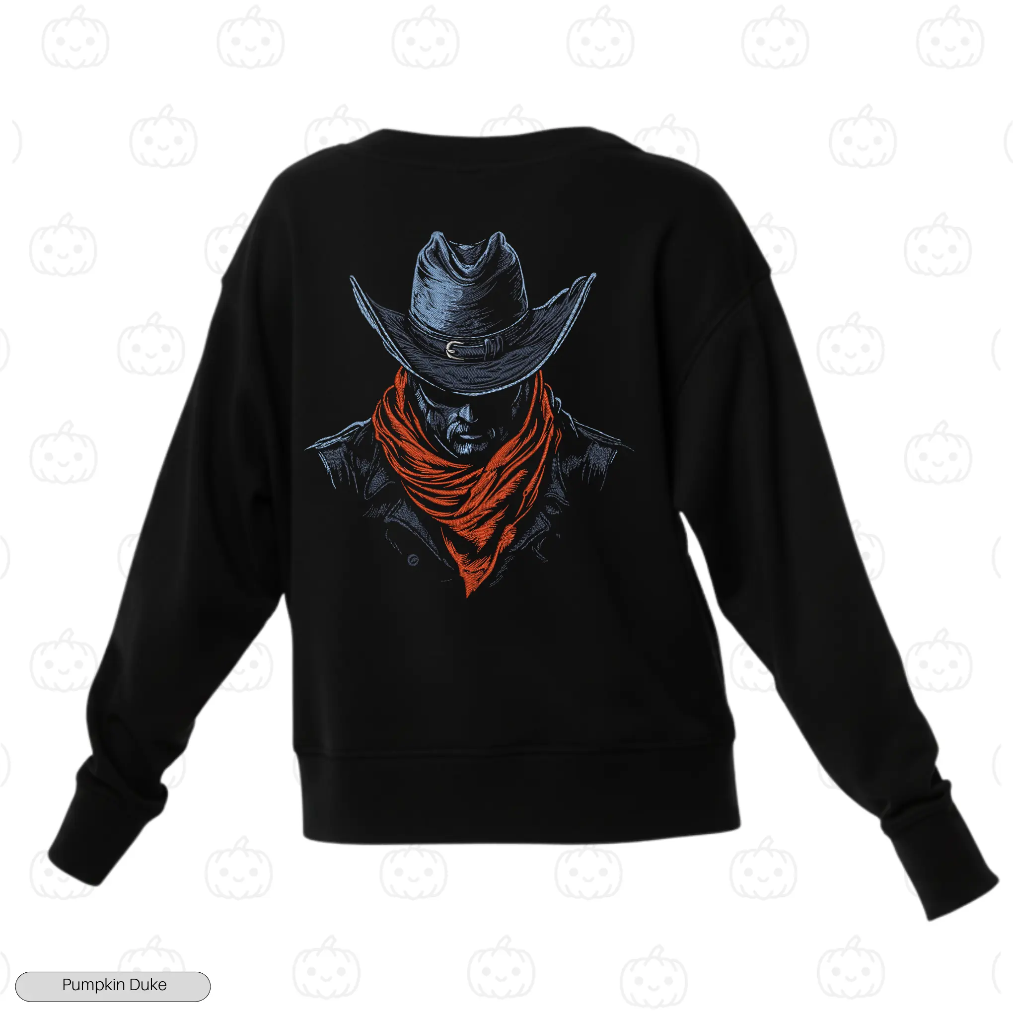 Cowboy Embroidery Sweatshirt