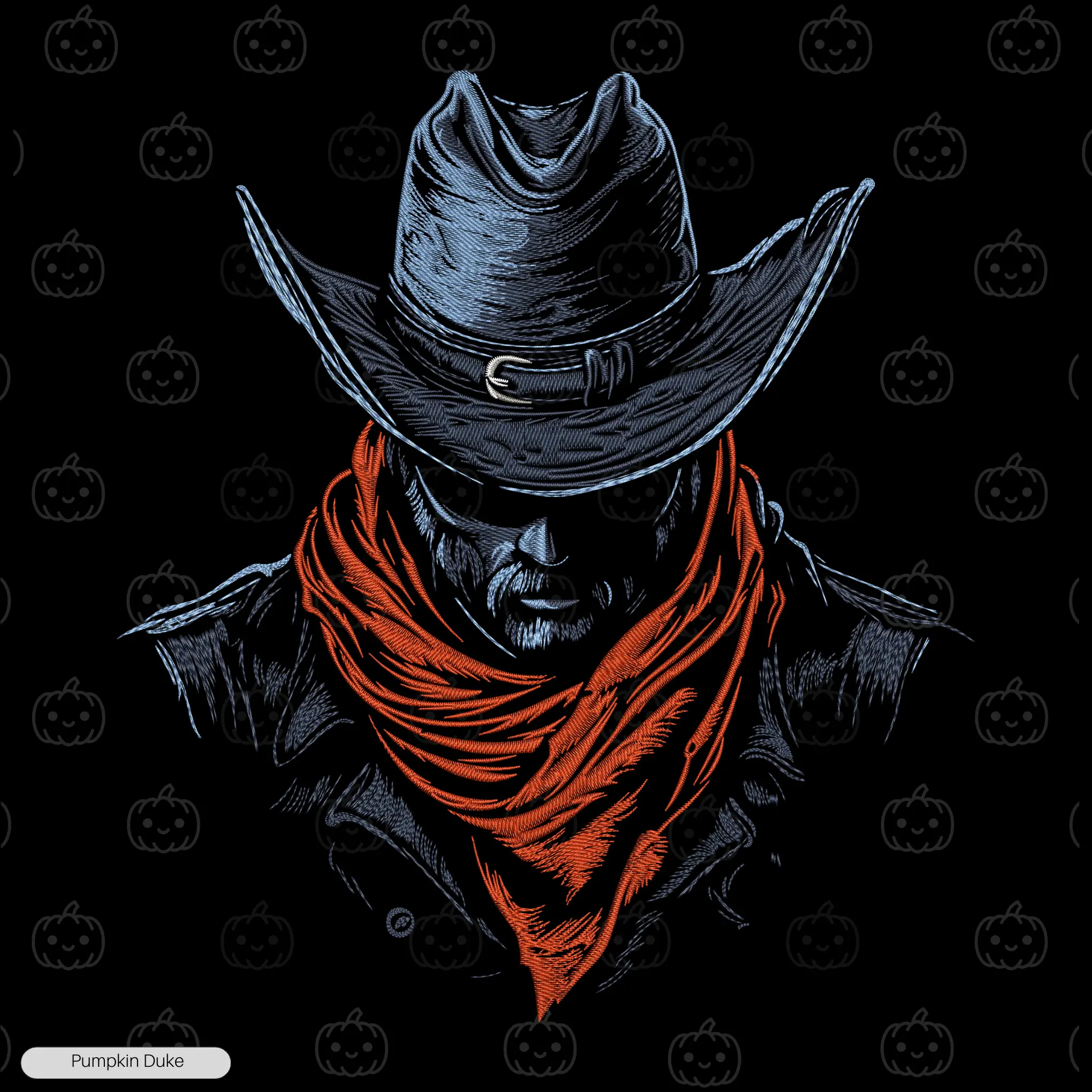 Cowboy Embroidery Sweatshirt