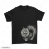 Fluffy Persian Cat Embroidery T-Shirt