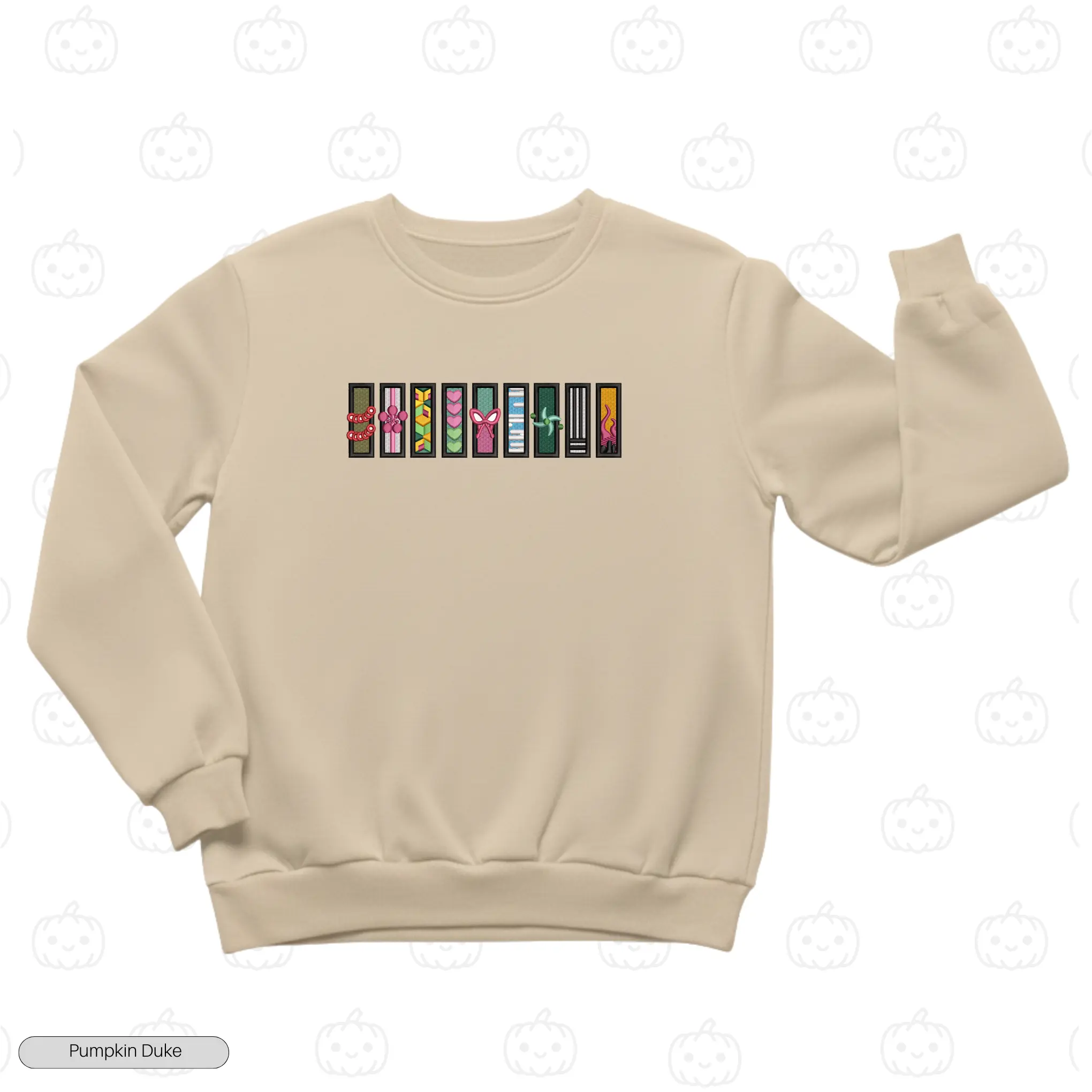 Hashira Emblems Embroidery Sweatshirt
