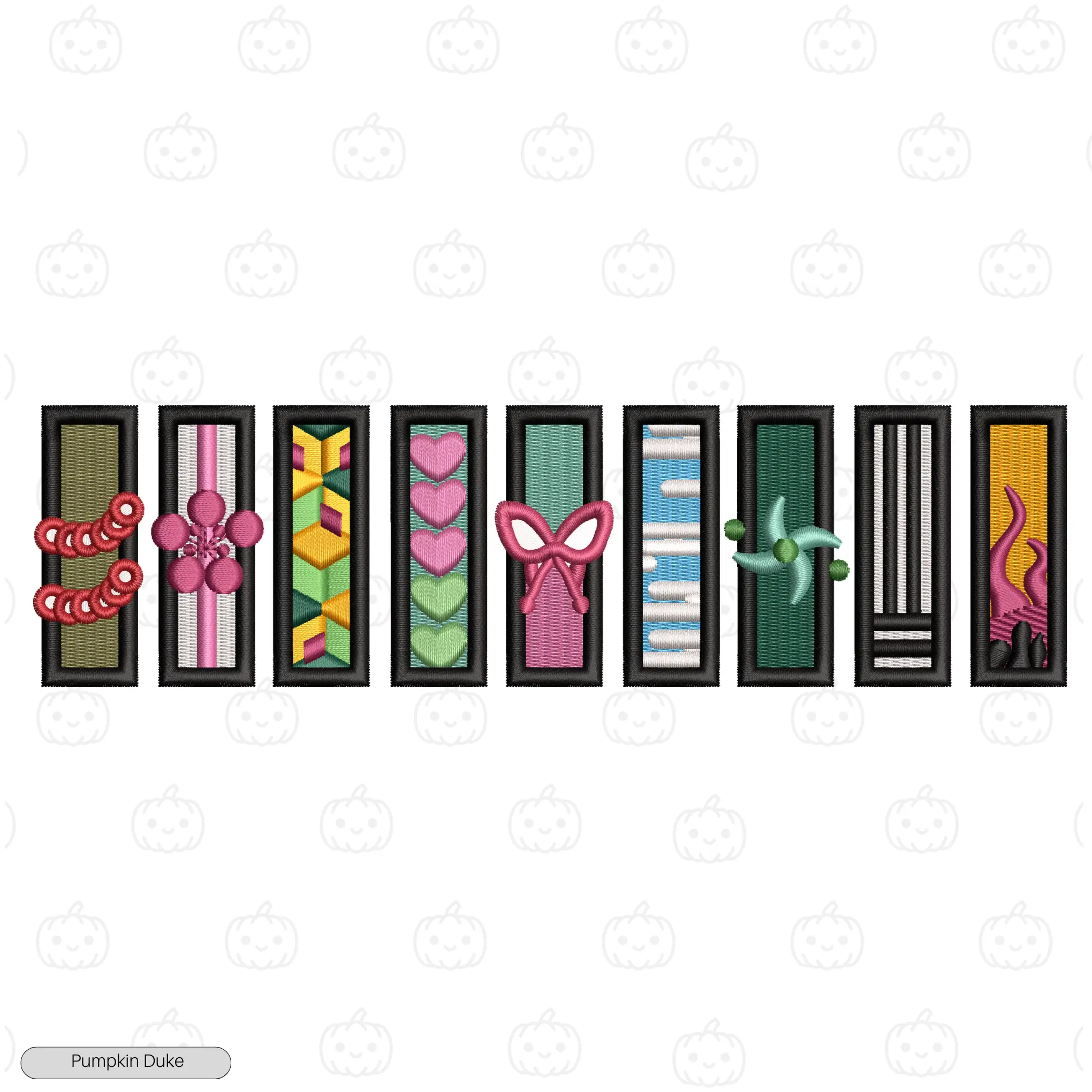 Hashira Emblems Embroidery Design Hashira Emblems Embroidery Hoodie