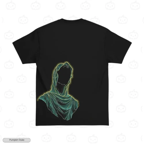 Hooded Faceless Embroidery T-Shirt