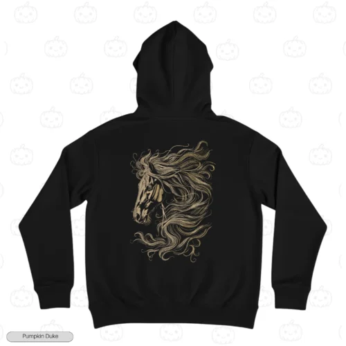 Horse Artistic Embroidery Hoodie