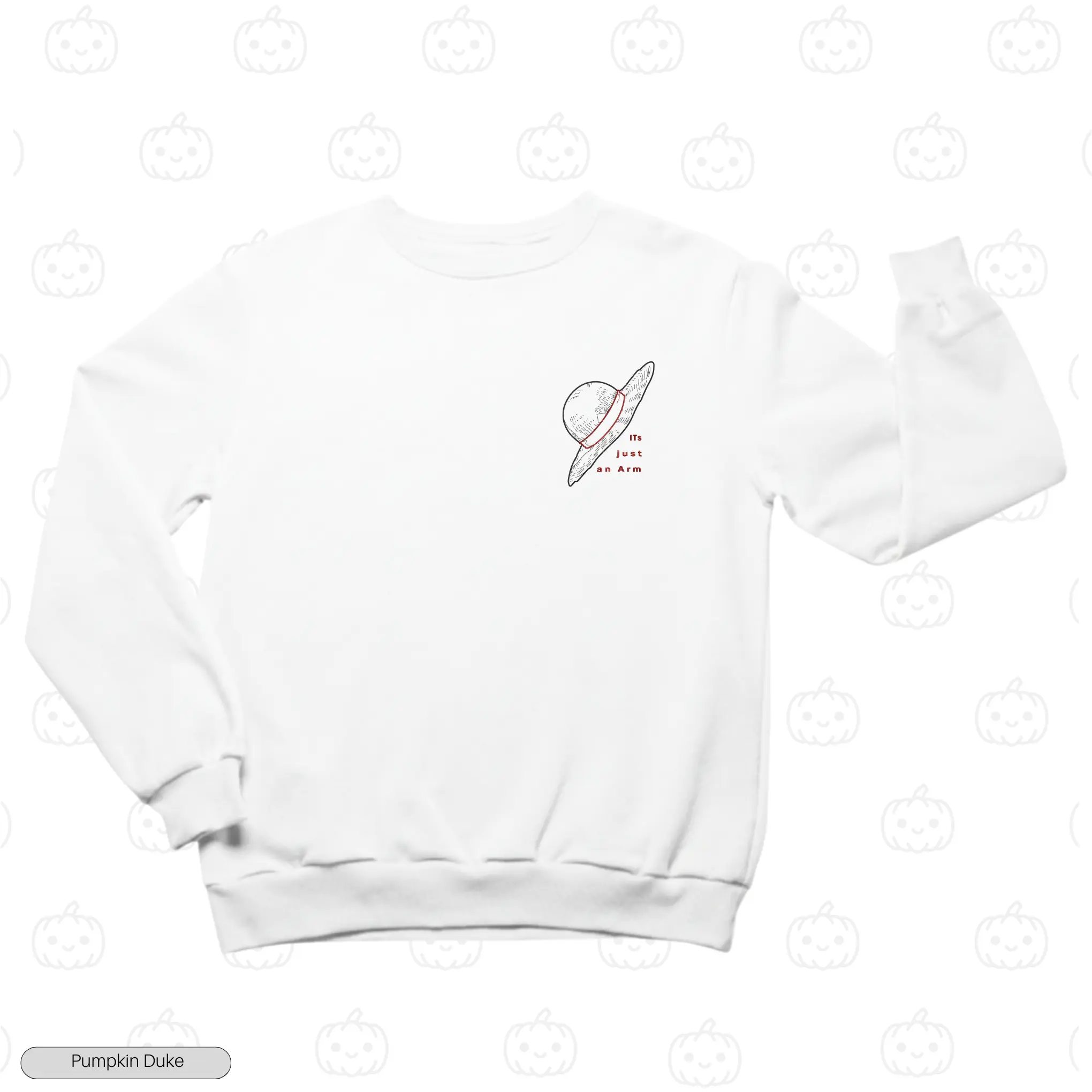 Shanks War Is Over Embroidery Sweatshirt