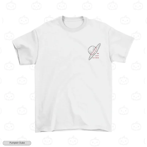 It's Just An Arm White Logo Embroidery T-Shirt It's Just An Arm Embroidery T-Shirt