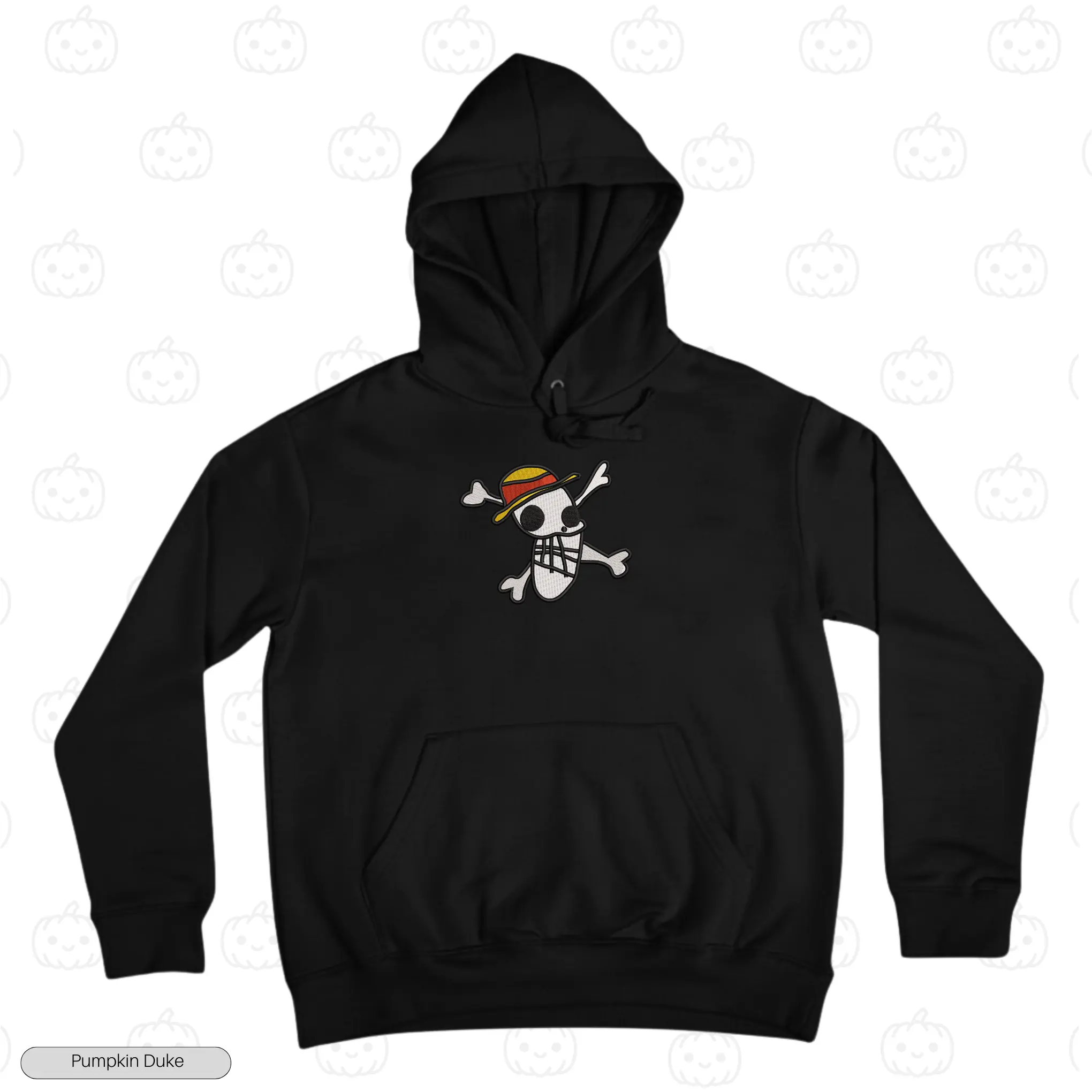 Luffy Gear 5 Goofy Embroidery Hoodie