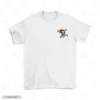 Luffy Funny Logo White Logo Embroidery T-Shirt Luffy Gear 5 Goofy Embroidery T-Shirt