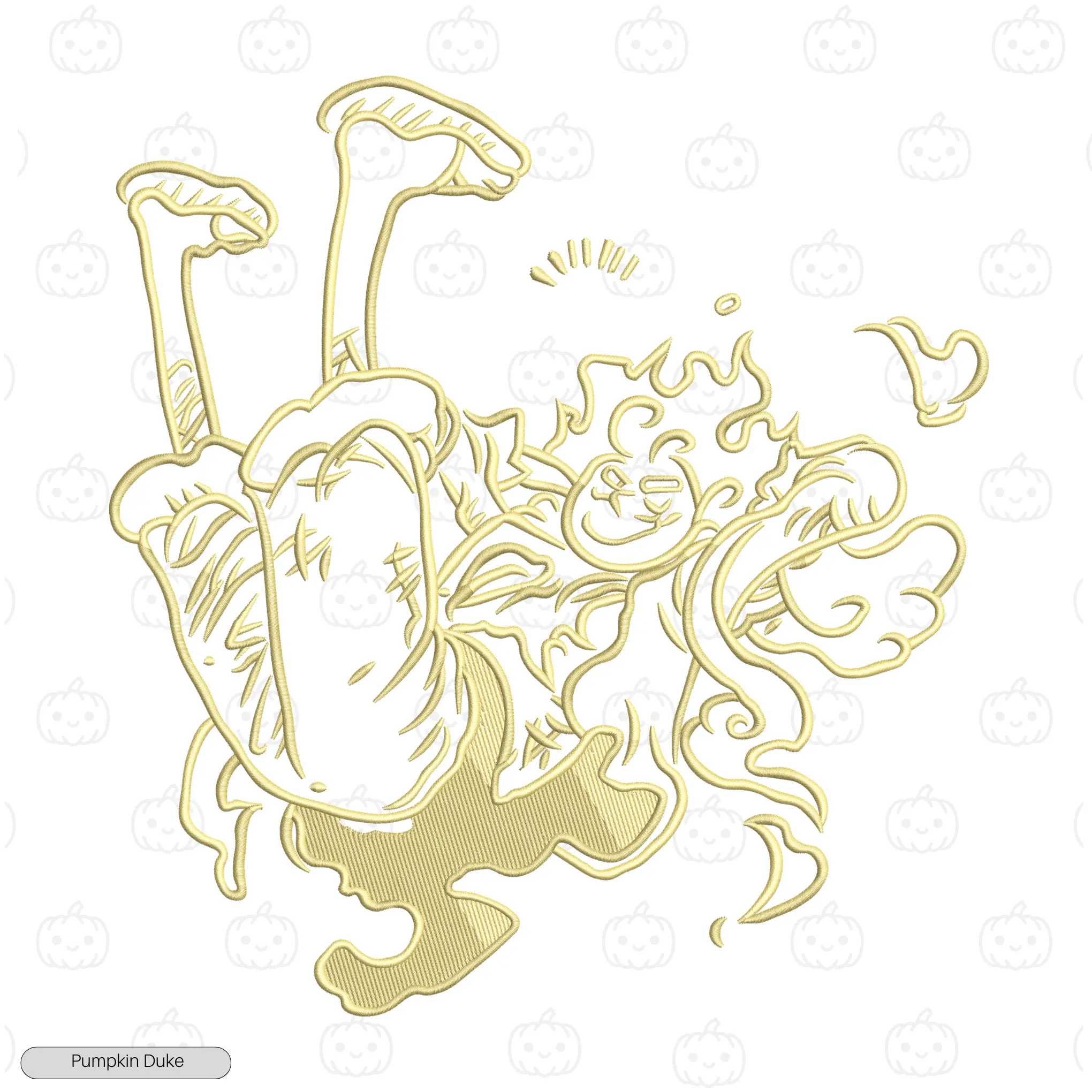 Luffy Gear 5 Laying Embroidery T-Shirt