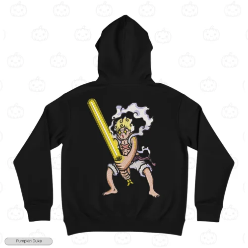 Luffy Vs Kizaru Embroidery Hoodie