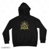 Mahoraga X Sukuna Domain Expansion Black Front Embroidery Hoodie Sukuna X Mahoraga Embroidery Hoodie