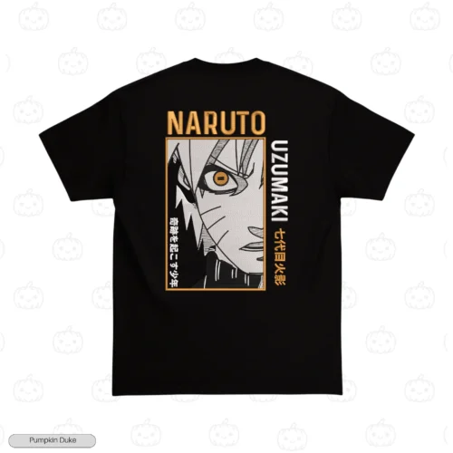 Naruto Uzumaki Face V1 Embroidery T-Shirt