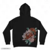 Peony Flower Embroidery Hoodie