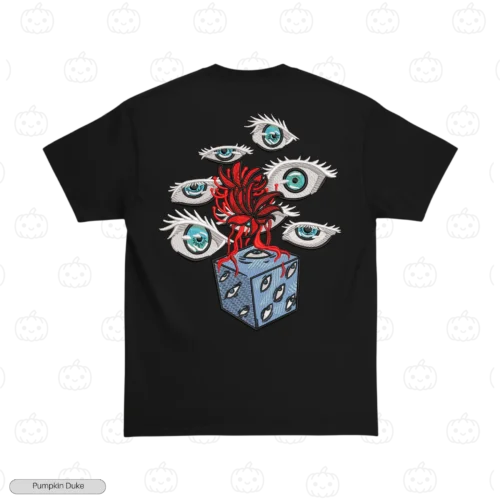 Six Eyes Cube Embroidery T-Shirt