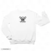Straw Hat Logo V1 White Front Embroidery Sweatshirt Straw Hat Logo V1 Embroidery Sweatshirt