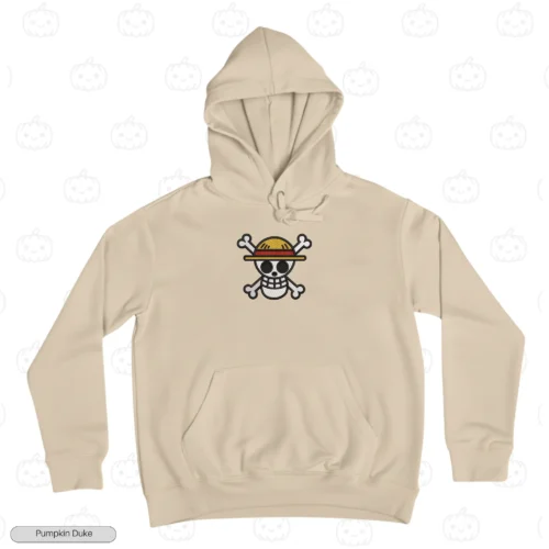 Straw Hat Logo V2 Embroidery Hoodie