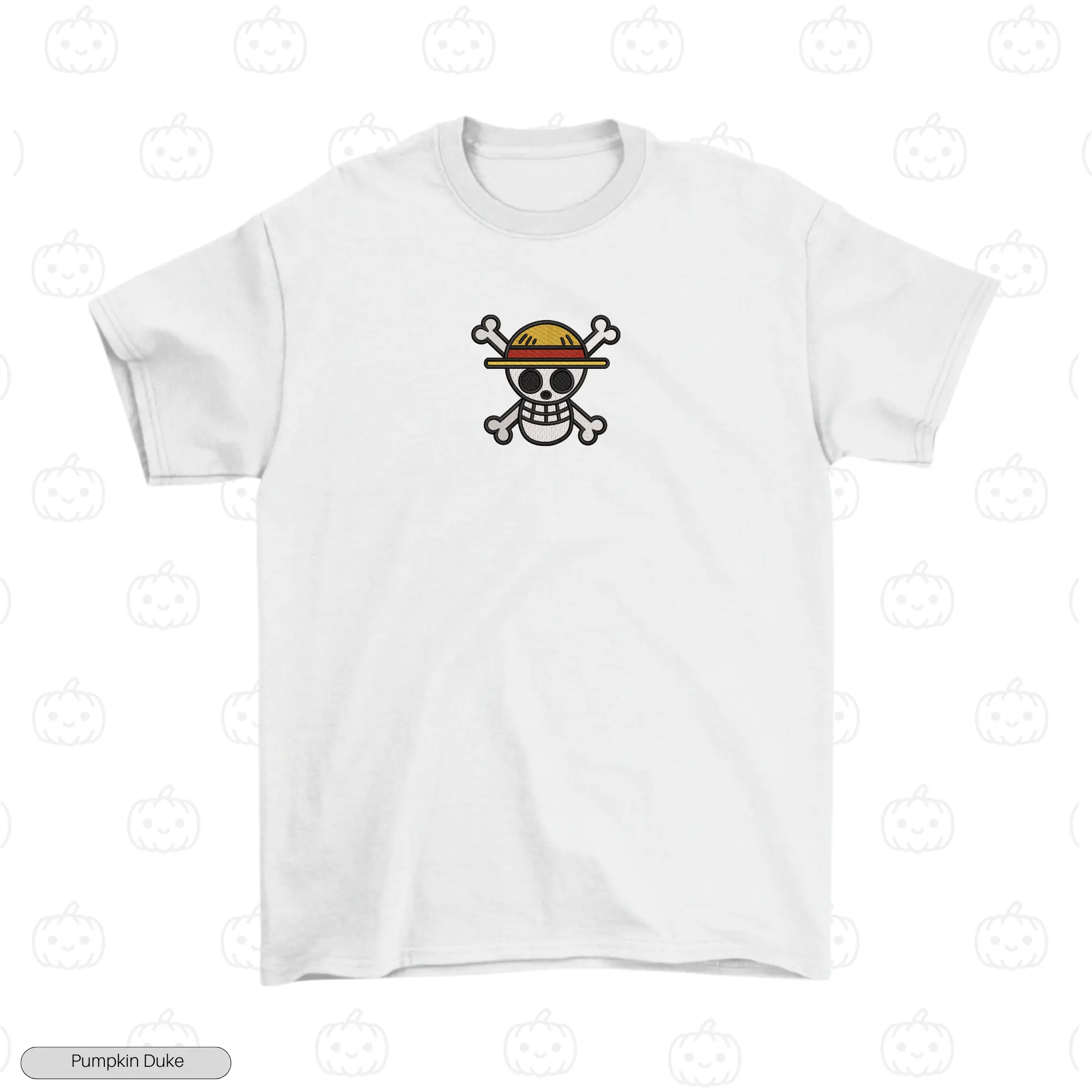 Luffy Face V1 Embroidery T-Shirt