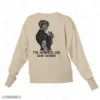 The Honored One Beige Back Embroidery Sweatshirt The Honored One Embroidery Sweatshirt