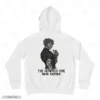 The Honored One White Back Embroidery Hoodie The Honored One Embroidery Hoodie