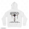 Toji The One Who Left White Back Embroidery Hoodie Toji The One Who Left It All Behind Embroidery Hoodie