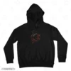 Black Swan Black Front Embroidery Hoodie Black Swan Embroidery Hoodie