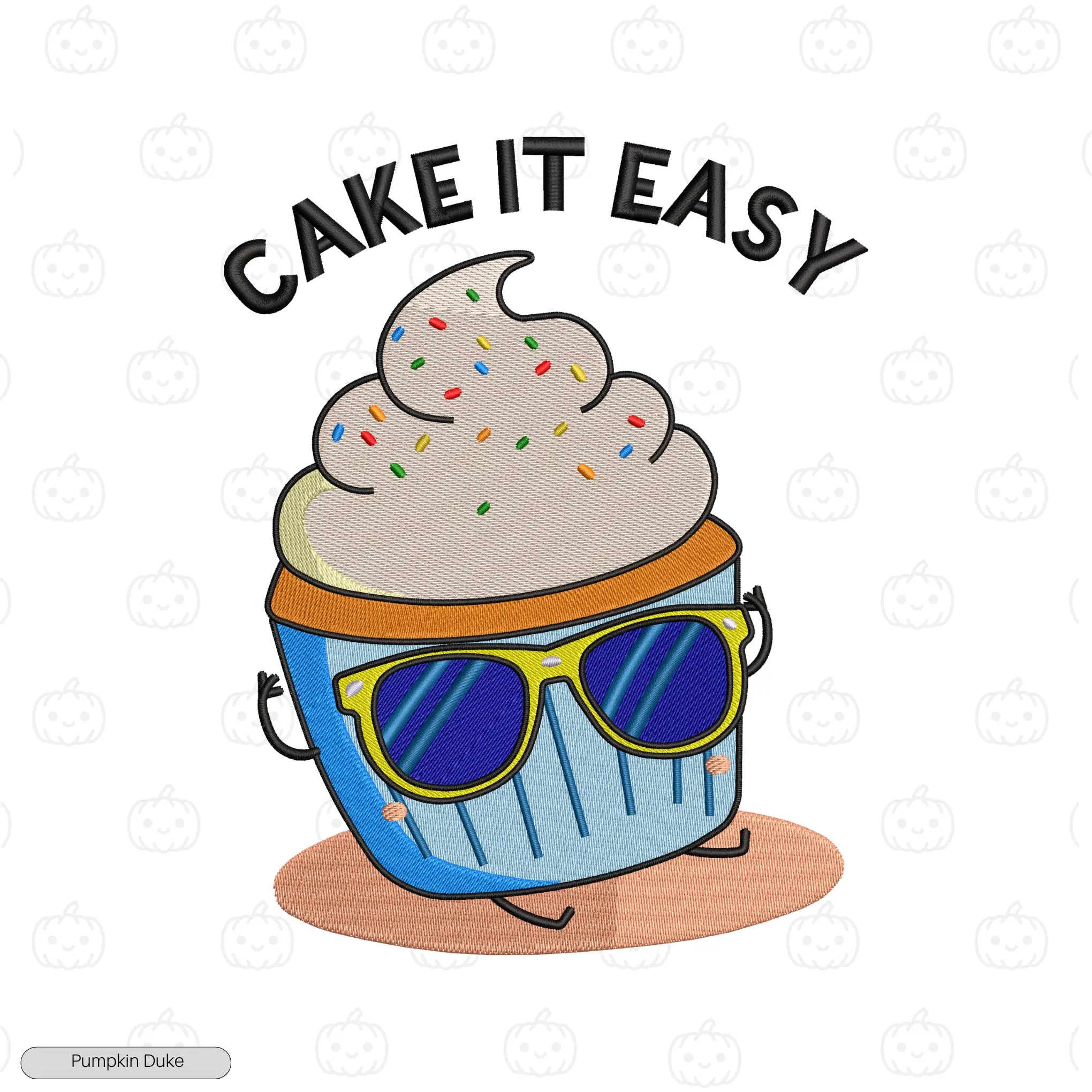 Cake It Easy Embroidery Hoodie