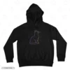 Celestial Cat Embroidery Hoodie