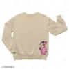 Chill Pink Panther Embroidery Sweatshirt