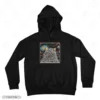 Cosmic Space Fluffy Cat Black Front Embroidery Hoodie Cosmic Space Fluffy Cat Embroidery Hoodie