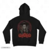 Cowboy, Pistol And Rose Embroidery Hoodie