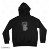 Cute Hipster Cat Embroidery Hoodie