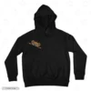 Cute Teddy Bear Peeking Embroidery Hoodie