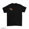 Cute Teddy Bear Peeking Embroidery T-Shirt