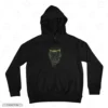 Cyber AI Face Black Front Embroidery Hoodie Cyber AI Face Embroidery Hoodie