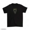 Cyber AI Face Black Front Embroidery T-Shirt Cyber AI Face Embroidery T-Shirt