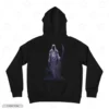 Dark Reaper With Cat Embroidery Hoodie