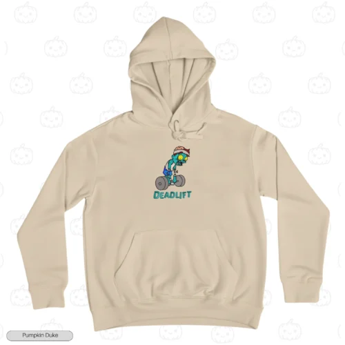 Zombie Deadlift Embroidery Hoodie