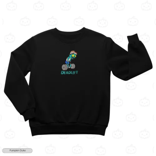 Zombie Deadlift Embroidery Sweatshirt