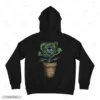 Eye Plant Black Back Embroidery Hoodie Eye Plant Embroidery Hoodie