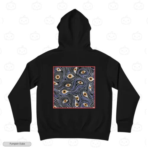Eyes Portrait Embroidery Hoodie