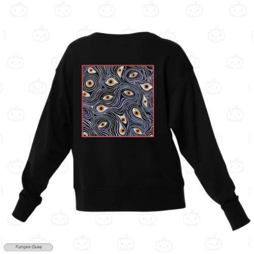 Eyes Portrait Embroidery Sweatshirt