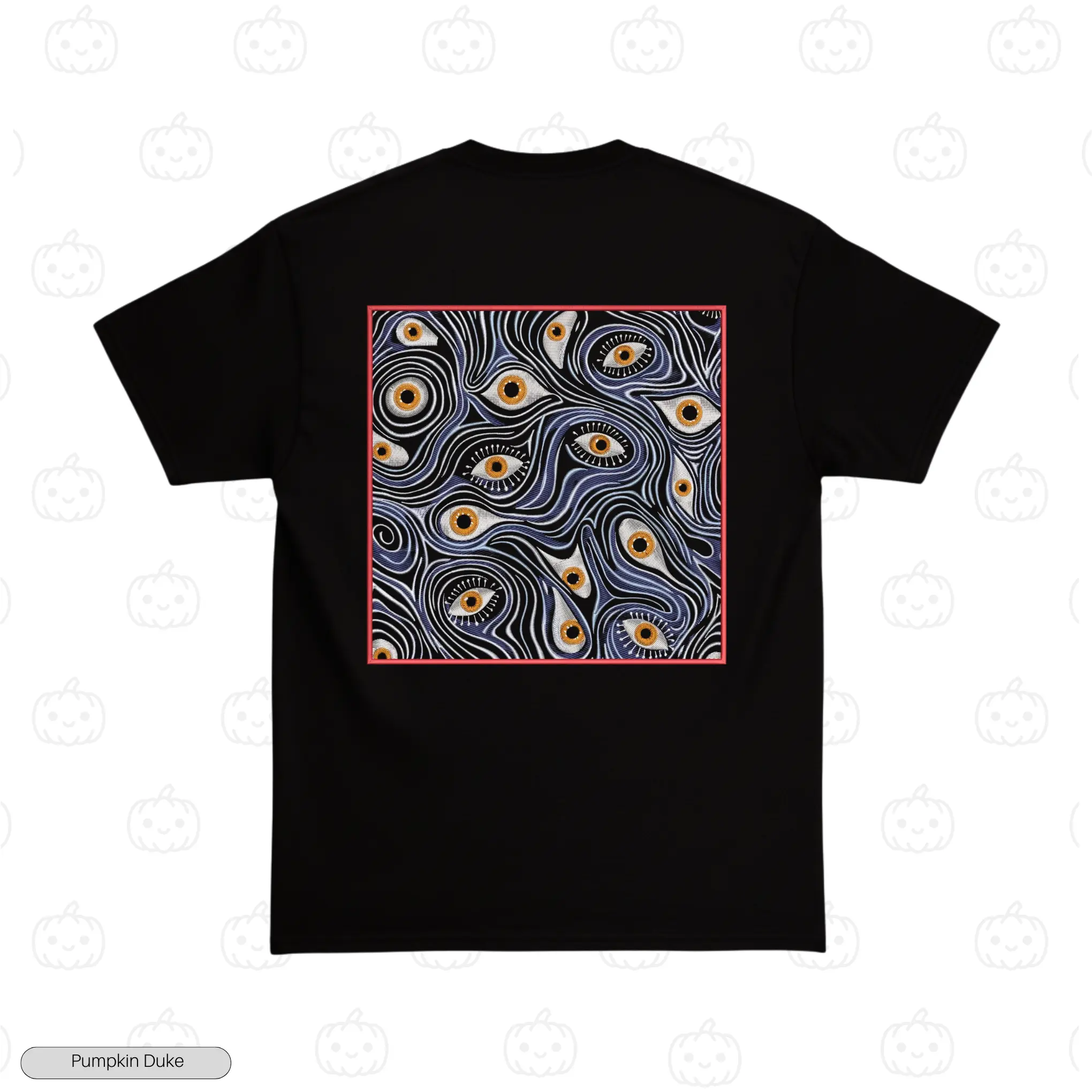 Eyes Portrait Embroidery T-Shirt