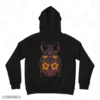 Floral Beetle Embroidery Hoodie