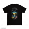 Floral Jar Landscape Embroidery T-Shirt