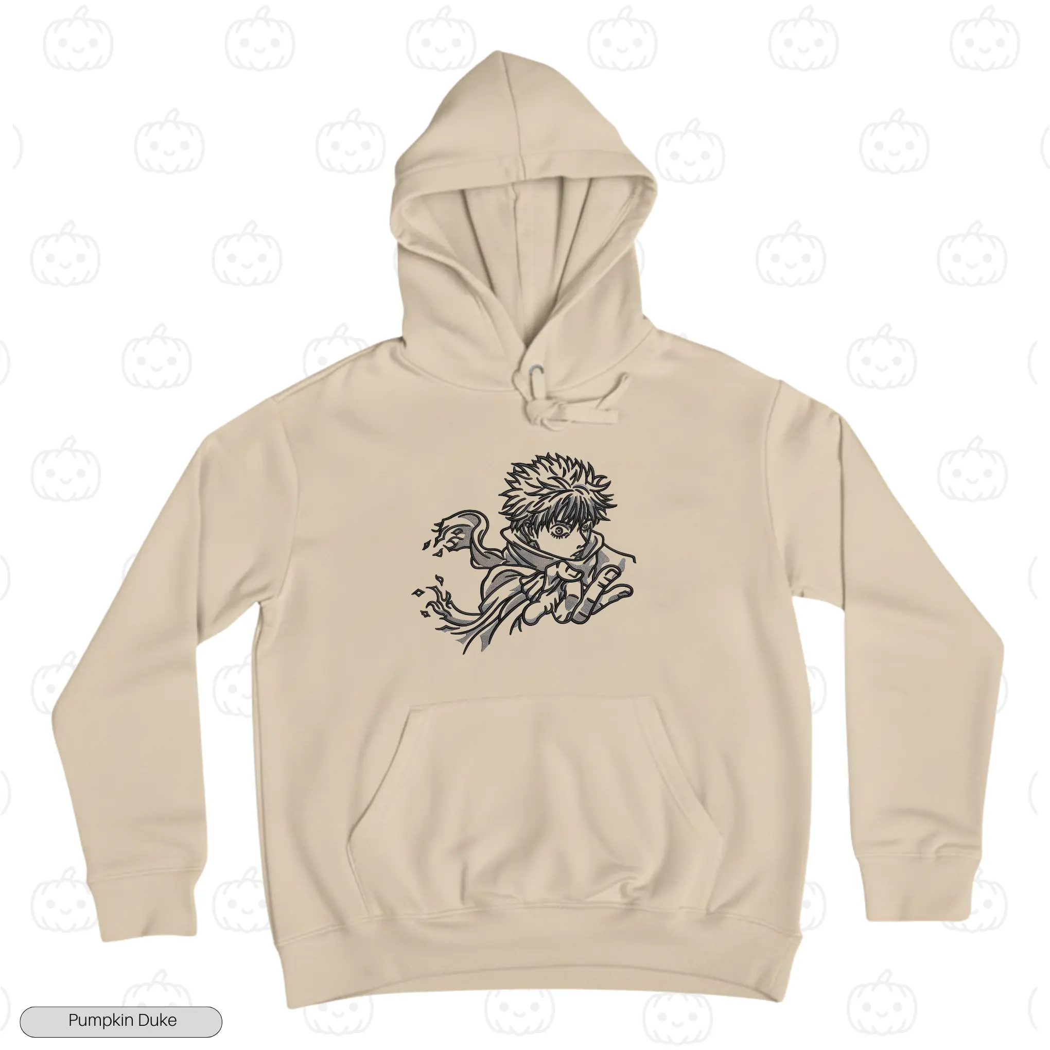 Gojo Hollowed Technique Embroidery Hoodie